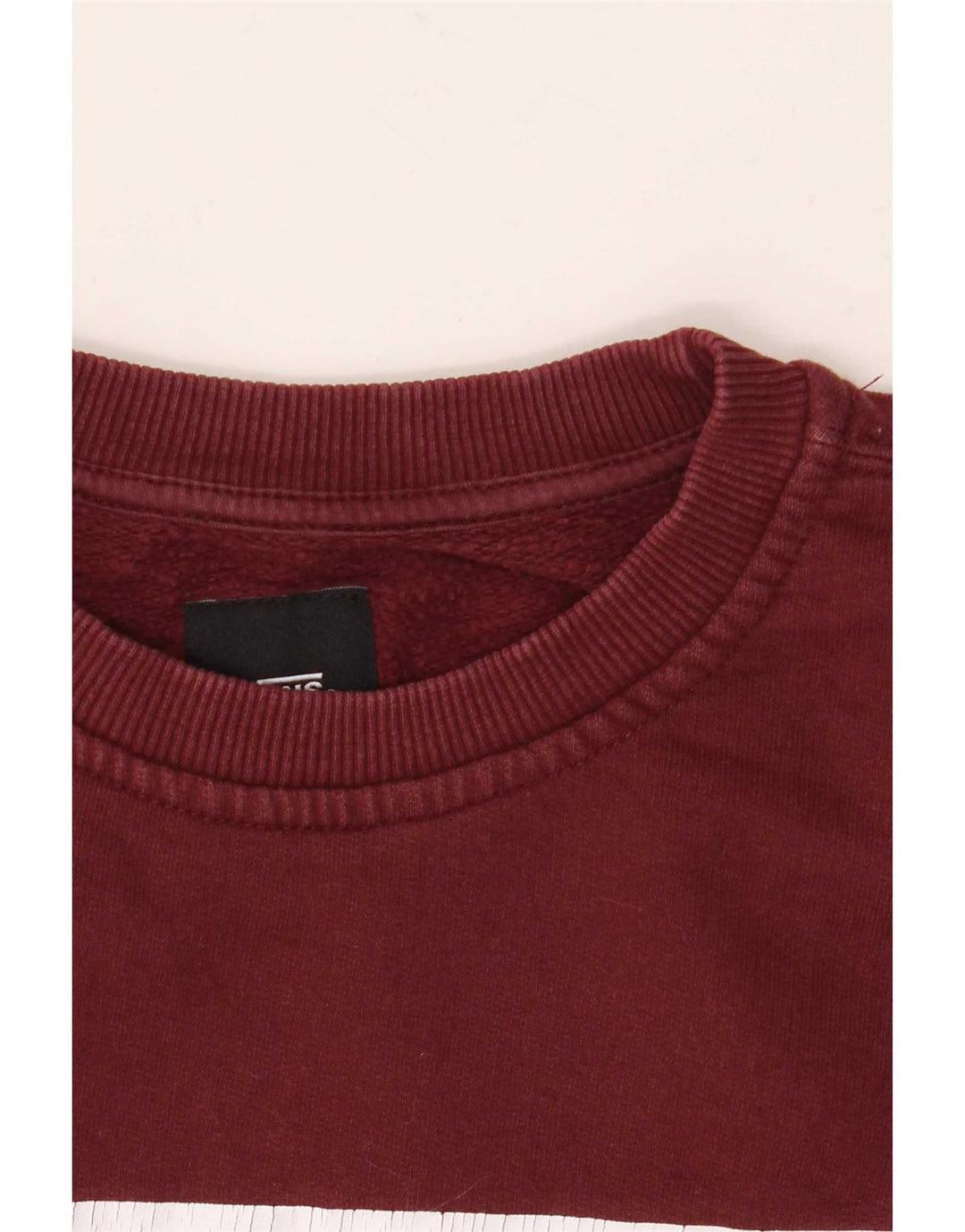 Męski sweter z grafiką Vans, średni burgund