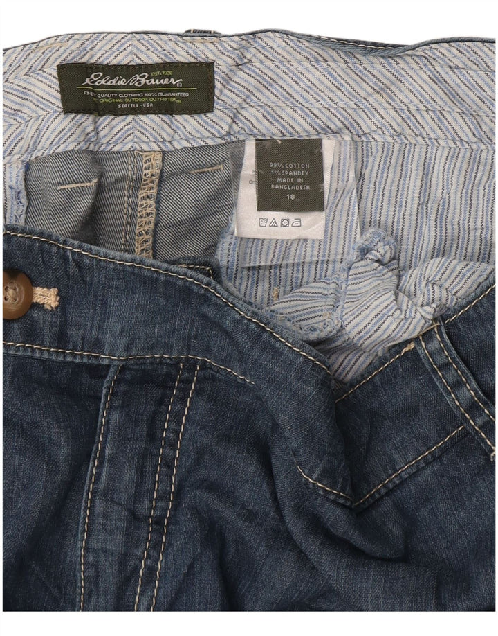 Damskie spodenki jeansowe Eddie Bauer US 18 2XL W38 Niebieskie bawełniane