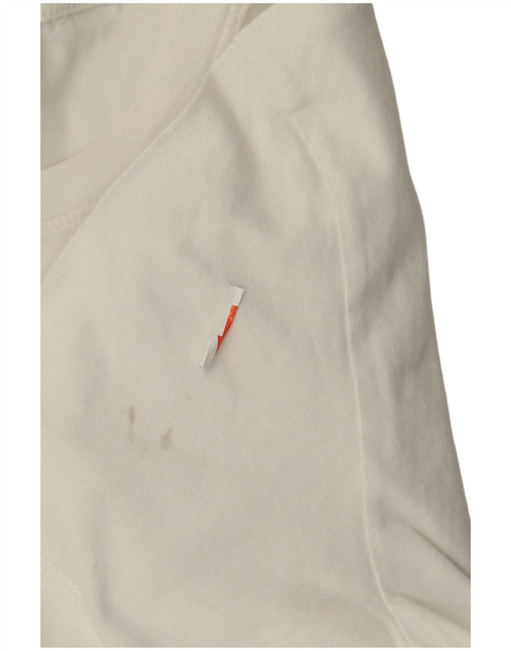 T-shirt męski Nike, top XS, biała bawełna