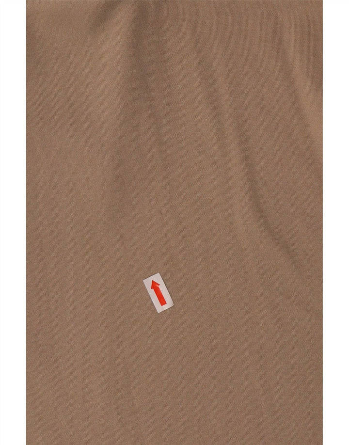 IZOD Mens Polo Shirt 2XL Brown Cotton