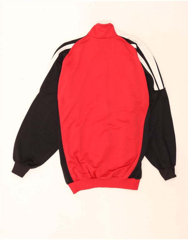 Adidas Męska bluza dresowa Top Jacket UK 40/42 Medium Red Colourblock Sports
