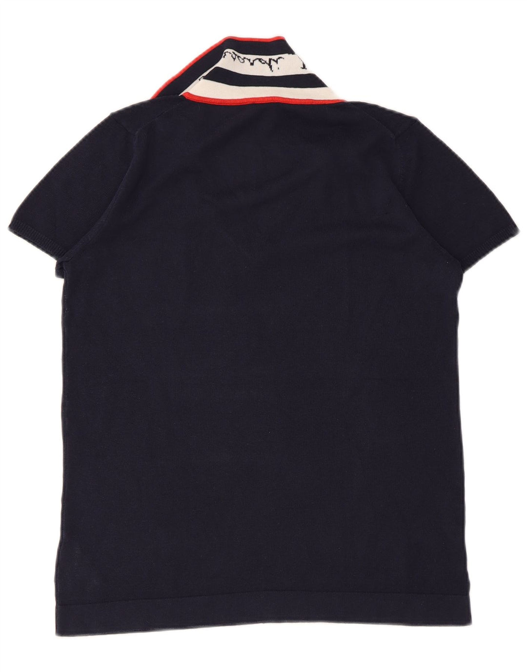 Damski sweter polo TRUSSARDI JEANS UK 14, duży, granatowy