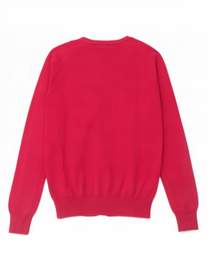 Sweter damski Zara UK 12 Średni różowy bawełniany