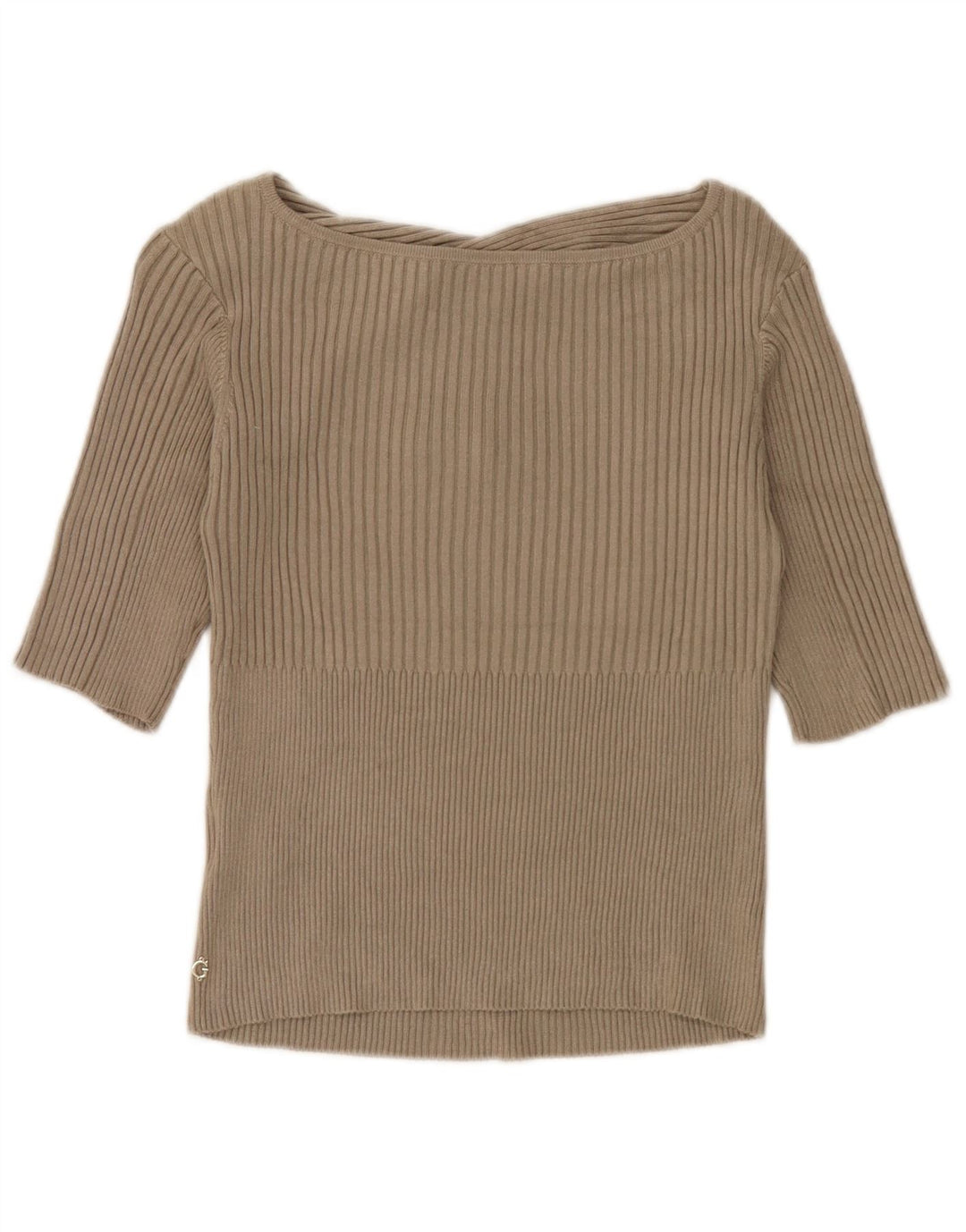 Damska bluzka Guess Crop Top UK 12, średnia wiskoza khaki