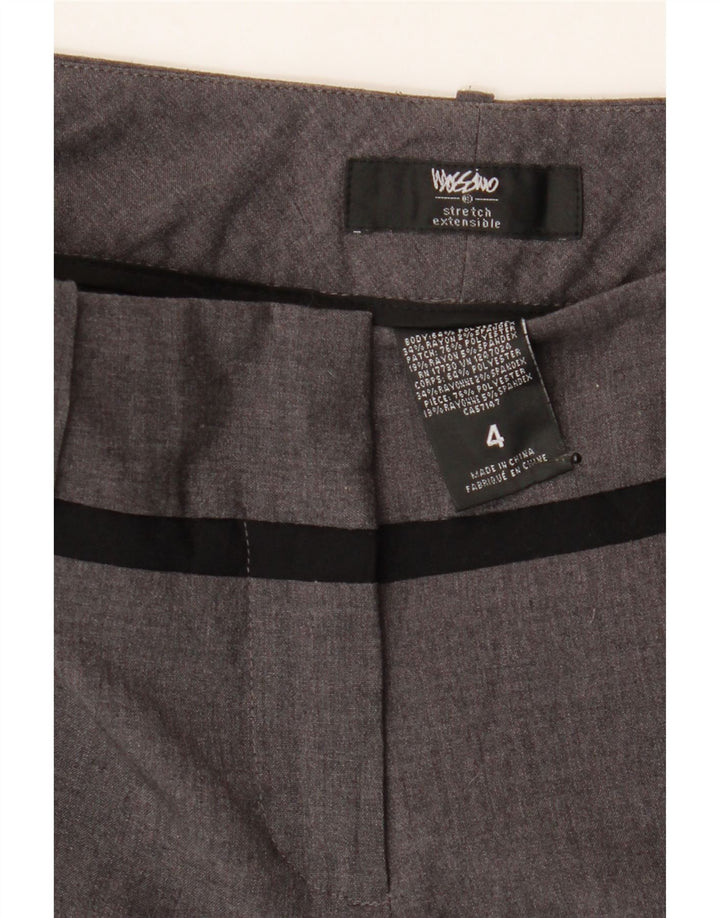 MOSSIMO Womens Slim Cropped Trousers US 4 Small W30 L26 Grey Colourblock Vintage Mossimo and Second-Hand Mossimo from Messina Hembry 