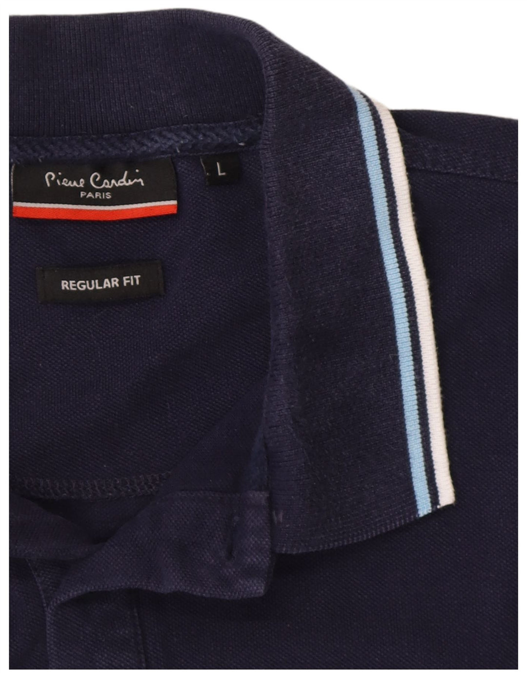 Męska koszulka polo Pierre Cardin o regularnym kroju, duża, granatowa