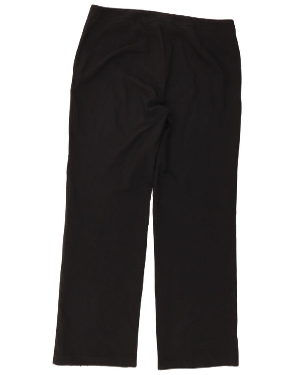 Marks & Spencer Damskie proste spodnie codzienne UK 14 duże W34 L31 czarne