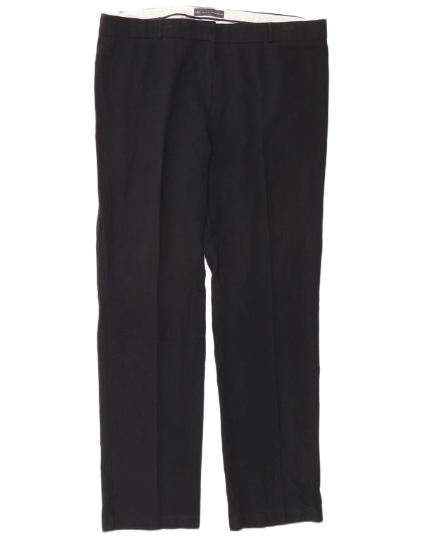 Marks & Spencer Damskie nowoczesne spodnie codzienne UK 16 duże W34 L30 czarne