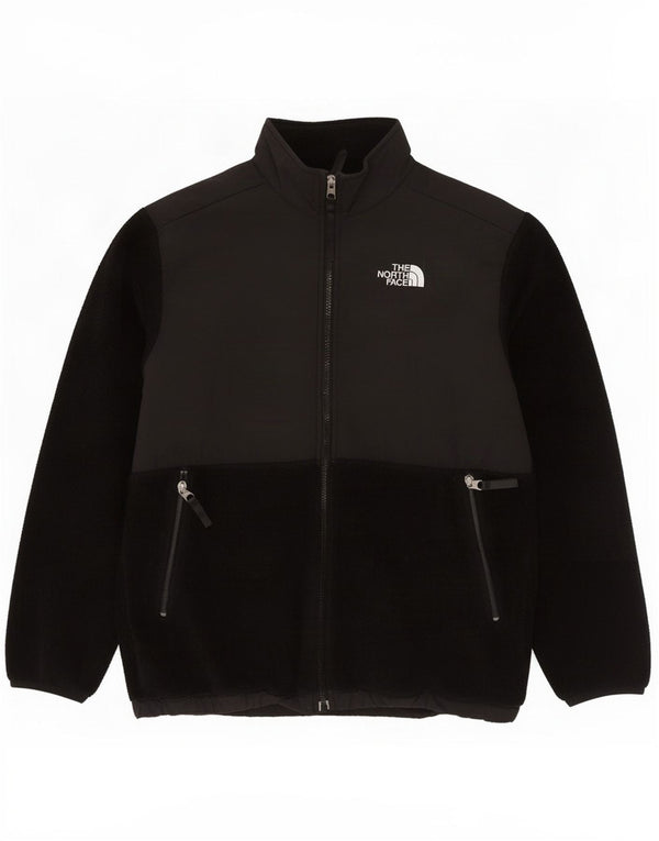Kurtka polarowa The North Face Polartec chłopięca 14-15 lat XL, czarna, z blokami kolorów