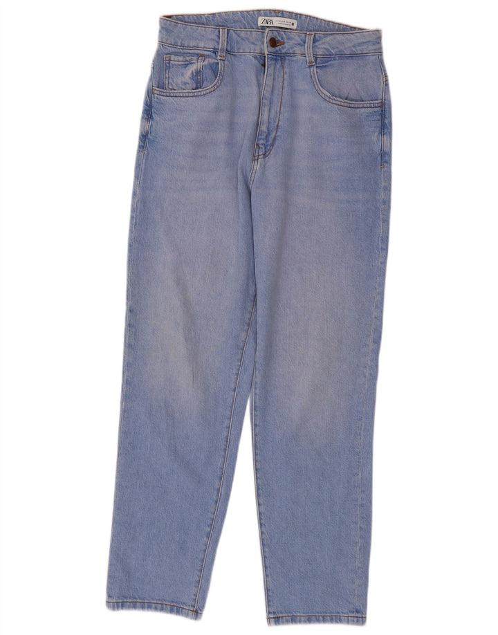 Damskie jeansy zwężane Zara EU 40 Medium W30 L28 Niebieskie