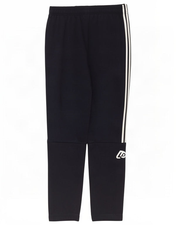 Męskie spodnie dresowe Adidas Graphic, duże, granatowe, bawełniane