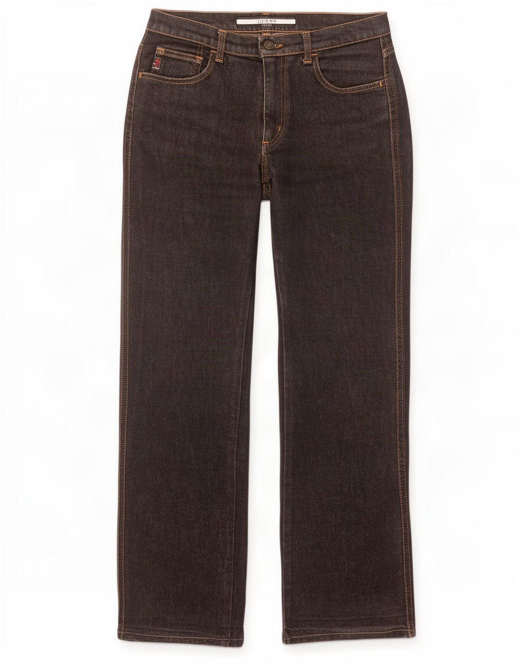 Jeansy damskie Guess Bootcut W27 L31 Czarne bawełniane