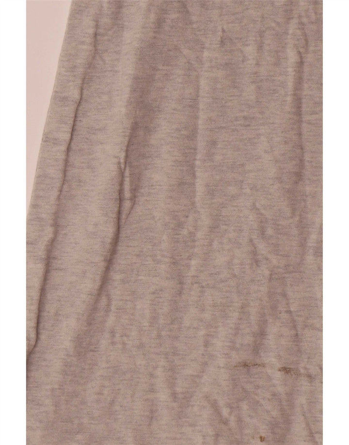 Męski T-shirt Guess z grafiką, duży, szary, z bawełny w plamki