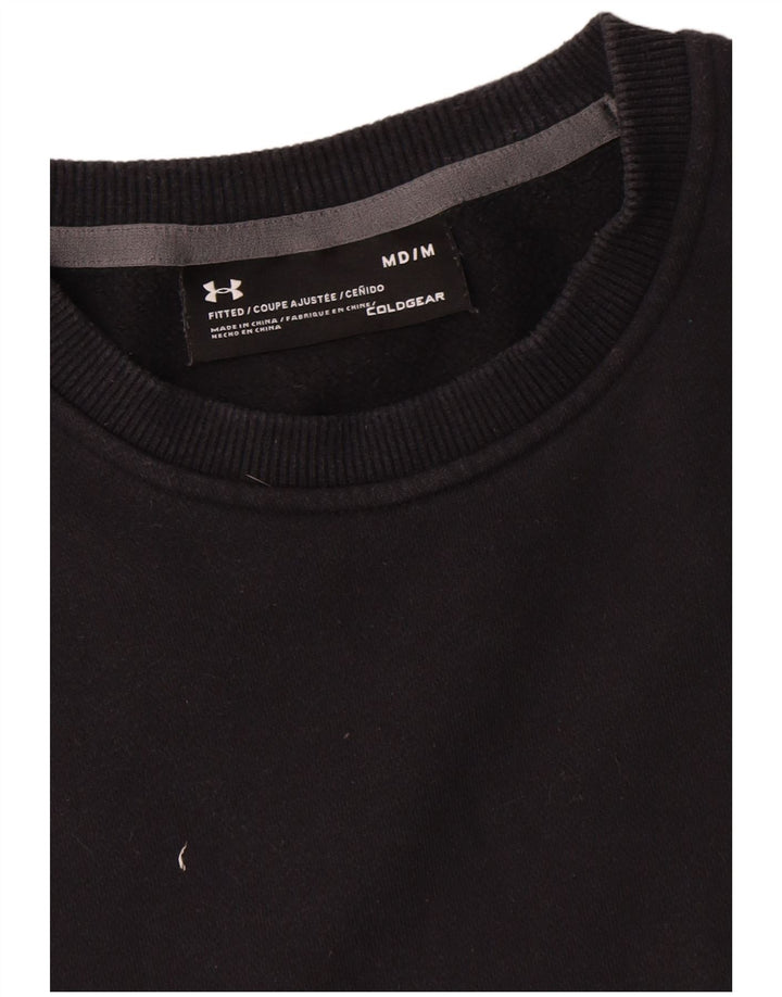 Męski sweter Under Armour Cold Gear, średniej wielkości, czarny, bawełniany