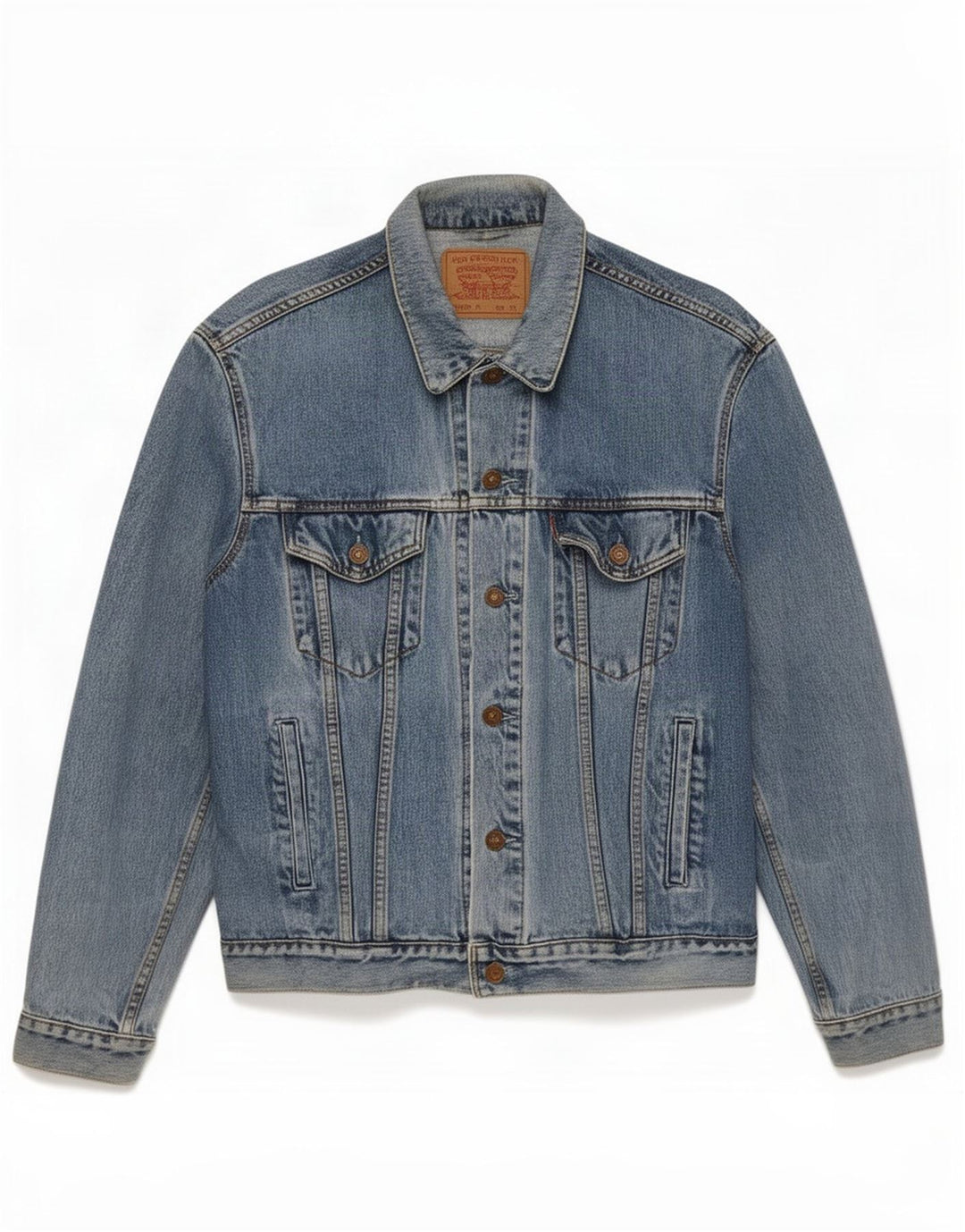 Męska kurtka dżinsowa Levi's UK 42 XL niebieska