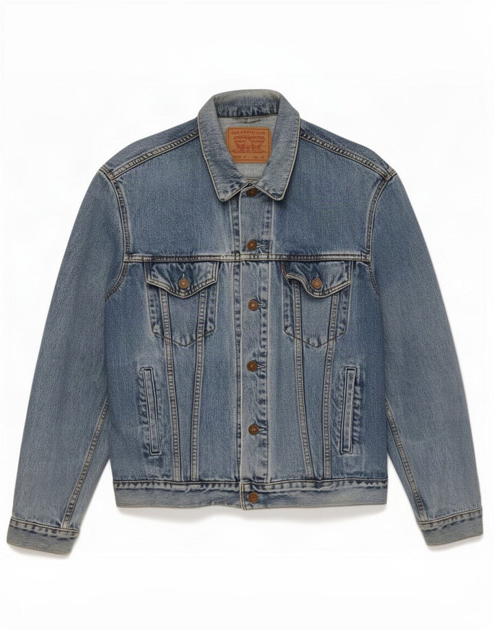 Męska kurtka dżinsowa Levi's UK 42 XL niebieska