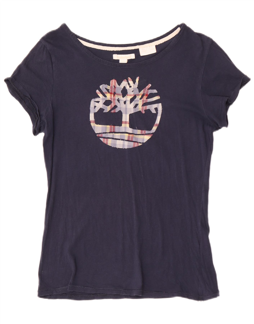 Damska koszulka graficzna Timberland Top UK 12 Medium Granatowa