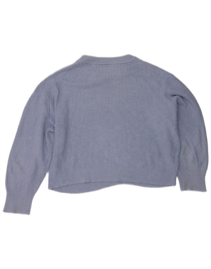 MARKS & SPENCER Damski sweter z okrągłym dekoltem, UK 14, średni niebieski