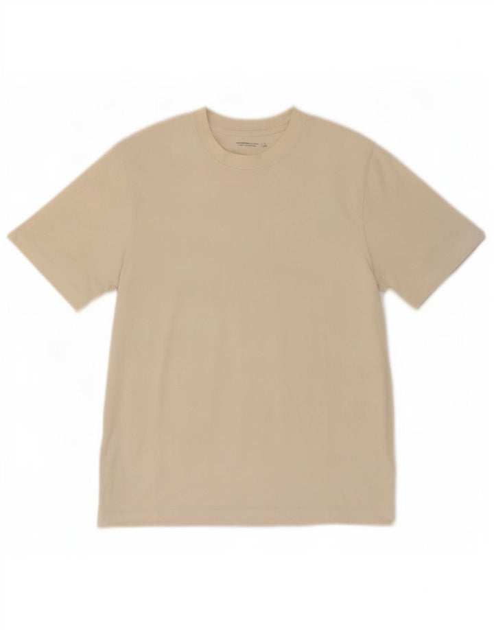 T-shirt męski Abercrombie & Fitch, duży, beżowy