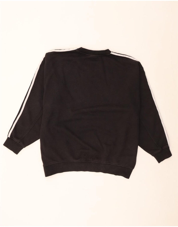 Damska bluza oversize Adidas Jumper UK 8 Mała czarna bawełna