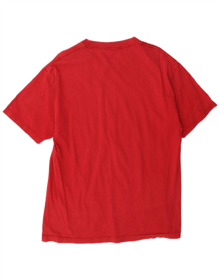 Męski T-shirt z grafiką Vans, duży, czerwony