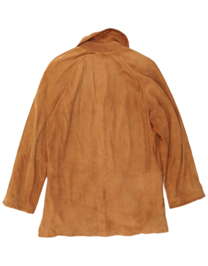 Damska kurtka zamszowa VINTAGE IT 42 w kolorze średniego beżu