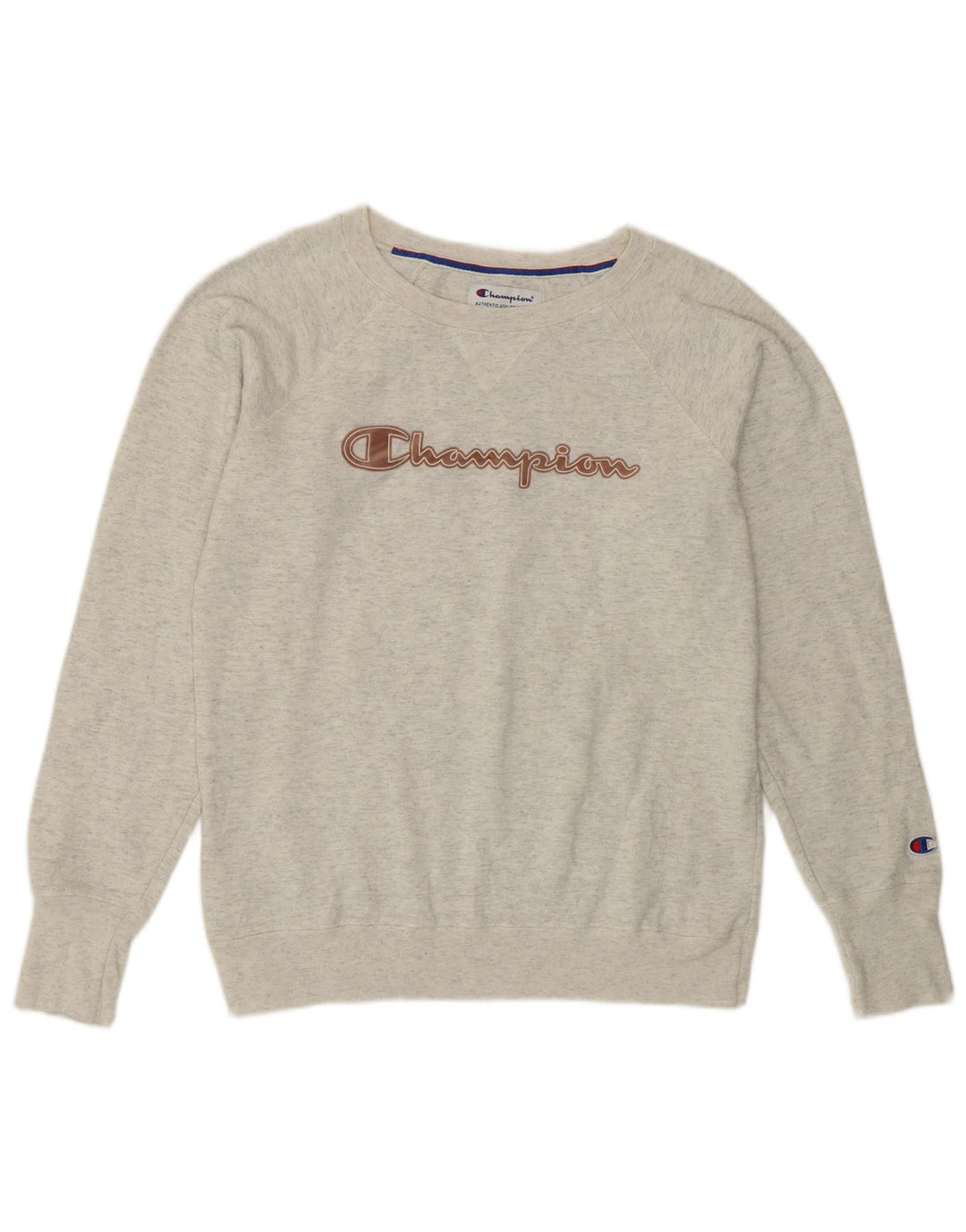 Damska bluza Champion Graphic Oversized Sweatshirt UK 10 Small Grey