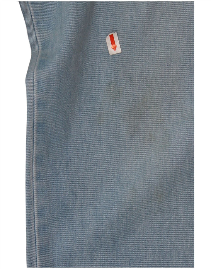 Damskie jeansy z wysokim stanem MOSCHINO W33 L27 Niebieska bawełna