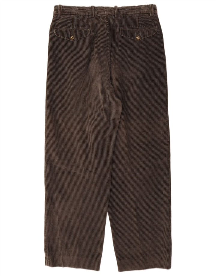 Męskie sztruksowe spodnie BELFE o luźnym kroju IT46 Small W30 L28 Szare