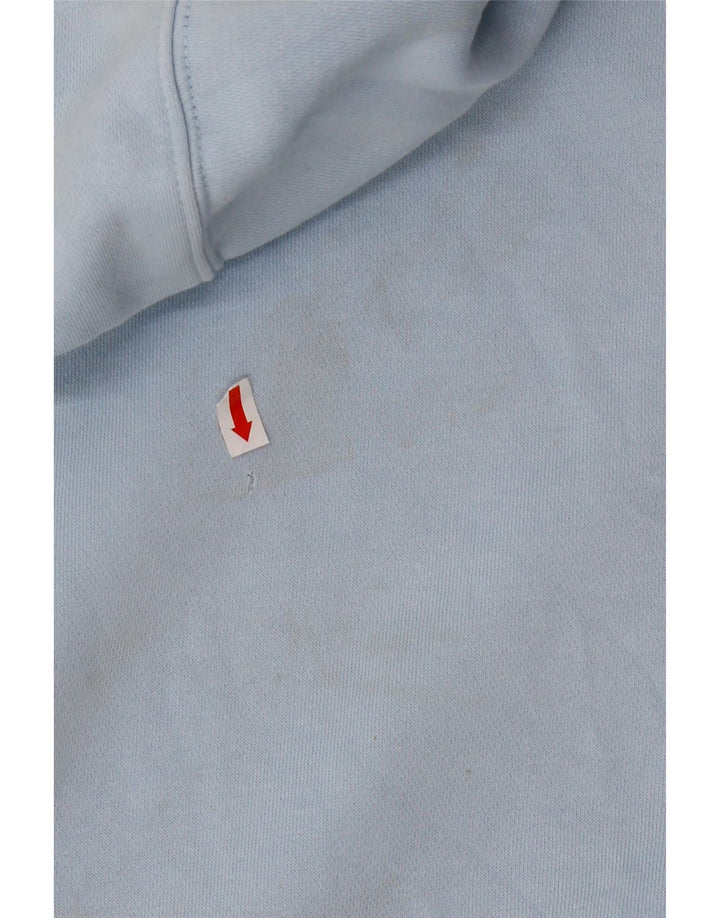 Męski sweter z kapturem Nike, mały, niebieski, bawełniany