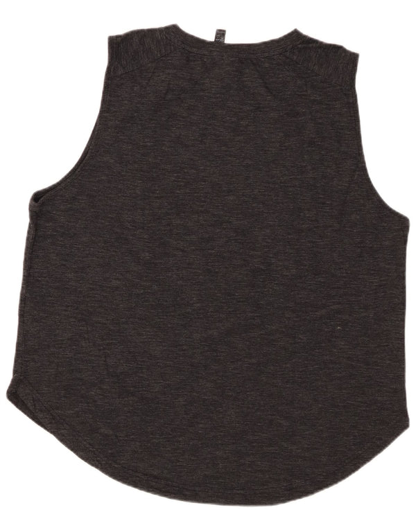 Damski top ADIDAS z grafiką, UK 16/18, duży, szary, nakrapiany