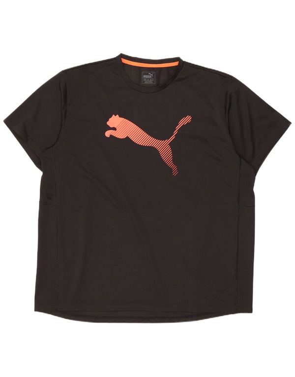 Męska koszulka z grafiką Puma Top 2XL w kolorze czarnym