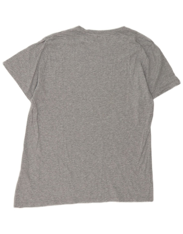 Męski T-shirt z grafiką Levi's Top XL, szara bawełna