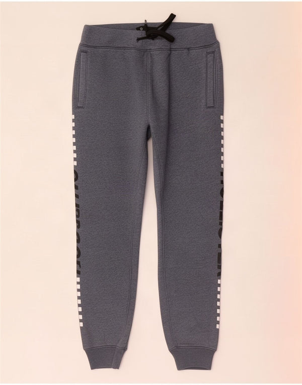 Męskie spodnie dresowe Hollister Joggers Small W28 L29 Niebieskie nakrapiane