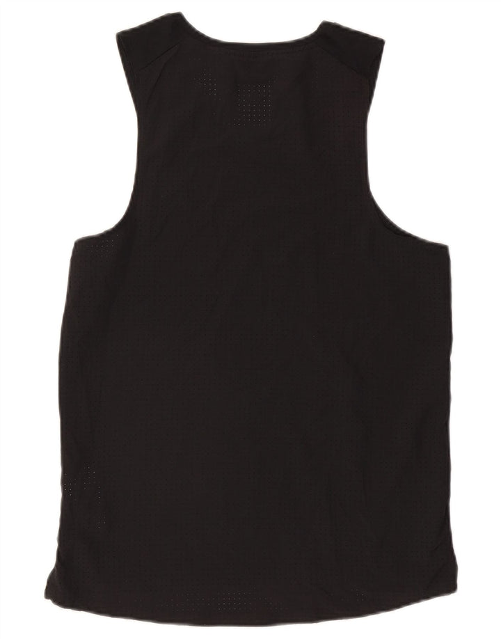 Męska kamizelka z grafiką Nike Dri Fit, mała, czarna, poliestrowa