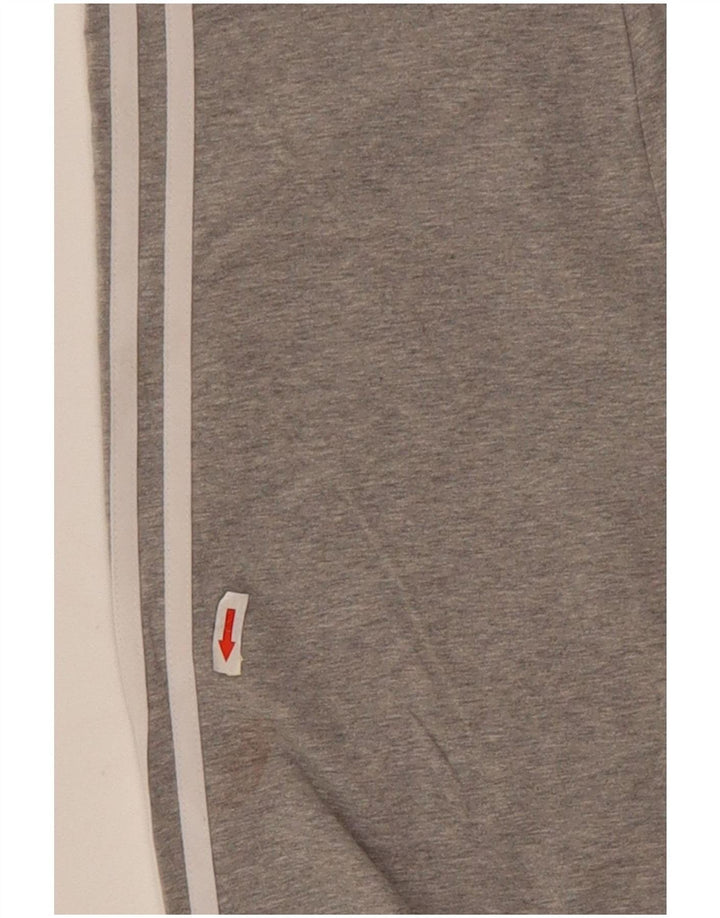Legginsy damskie Adidas UK 14 Średnioszare, bawełniane nakrapiane