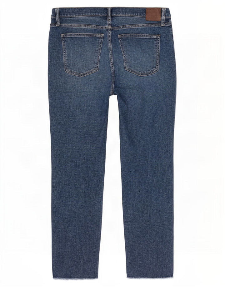 Jeansy Gap Girlfriend Distressed Mid Rise Slim Jeans W30 L27 Niebieskie