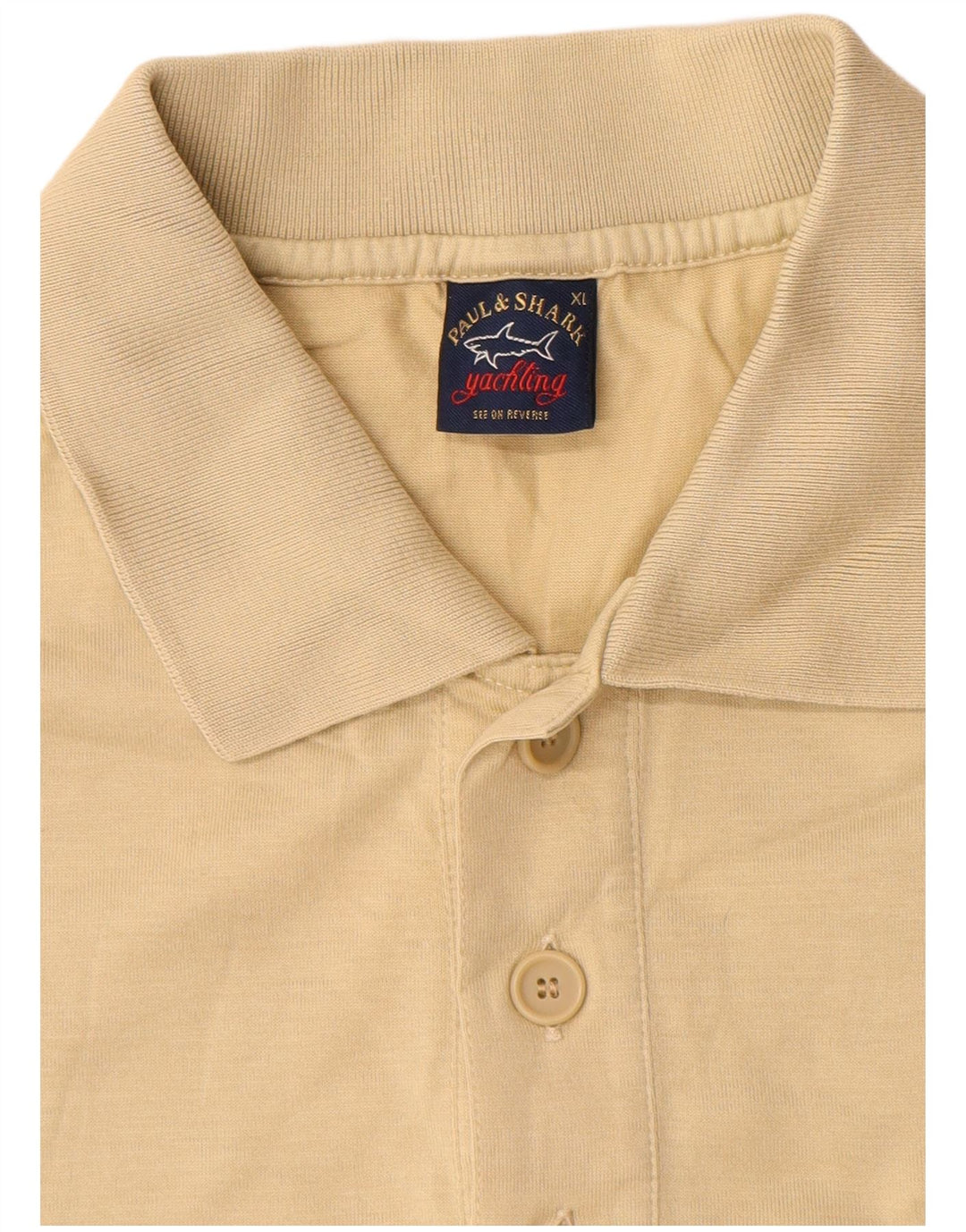 Męska koszulka polo Paul & Shark XL, beżowa