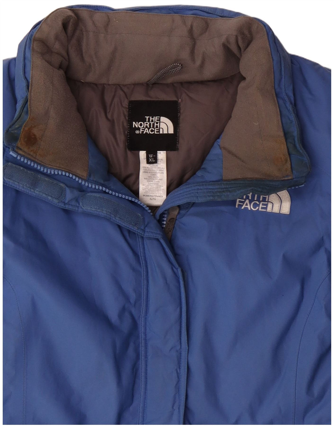 Damska kurtka wiatrówka oversize The North Face UK 18 XL niebieska zimowa