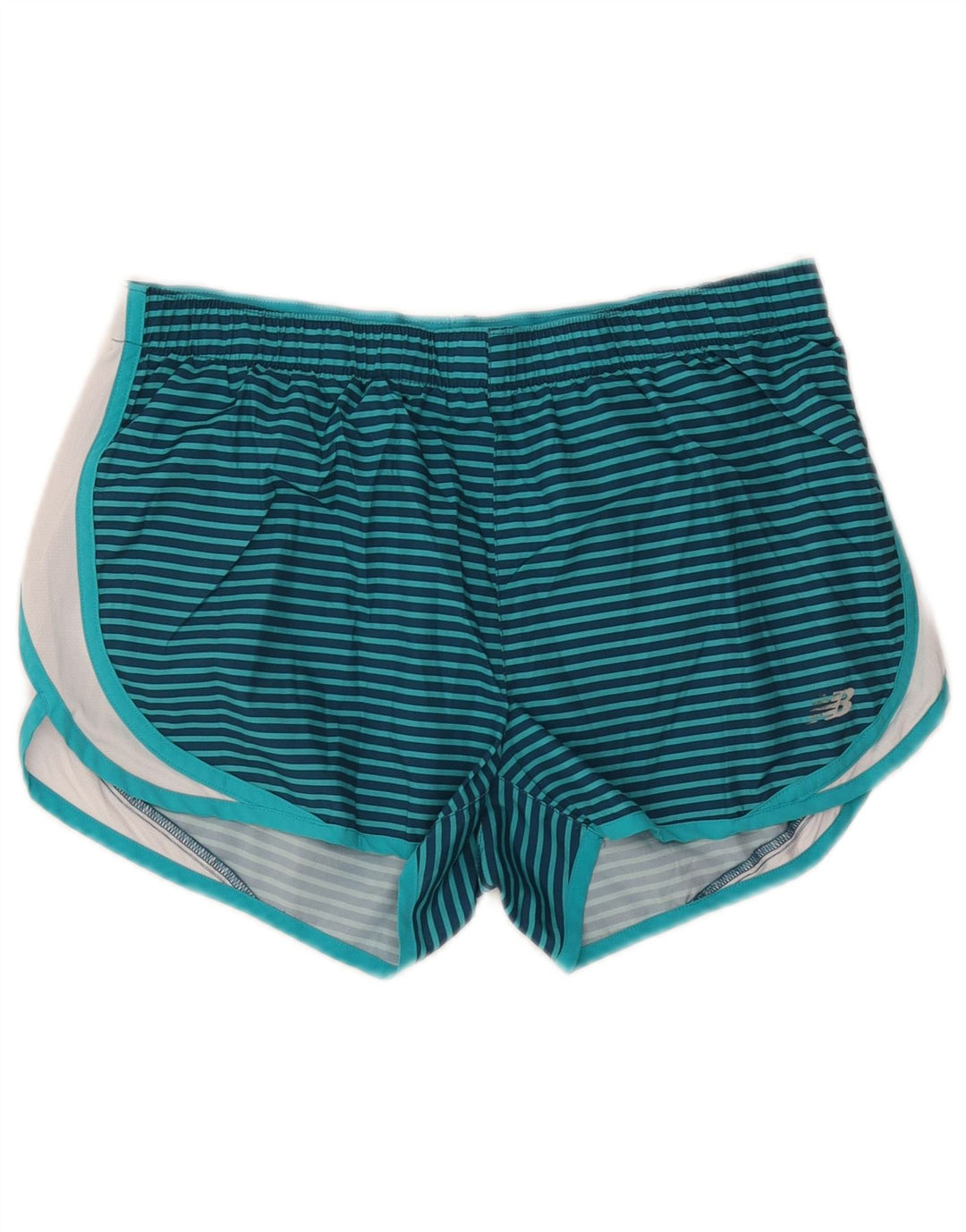 Damskie spodenki sportowe NEW BALANCE UK 14, średnie granatowe paski