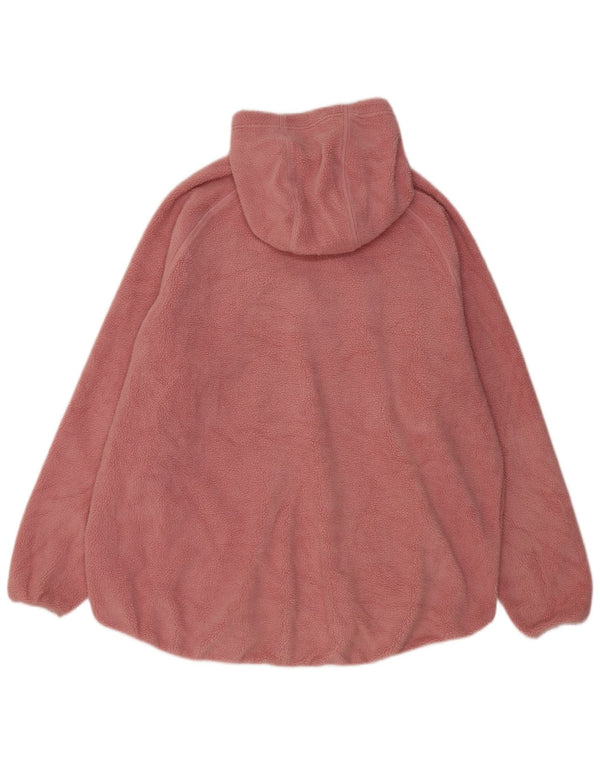 Damski sweter polarowy Fila z zamkiem błyskawicznym UK 22 3XL Różowy poliester