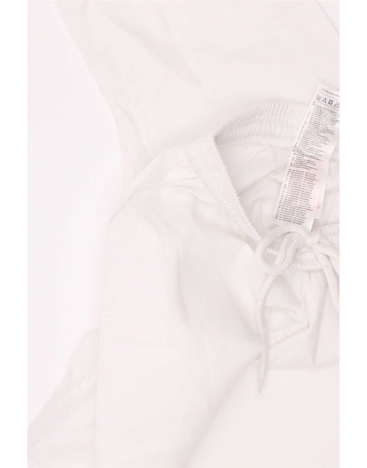 Chłopięce spodnie dresowe Adidas Crop 7-8 lat Biały poliester
