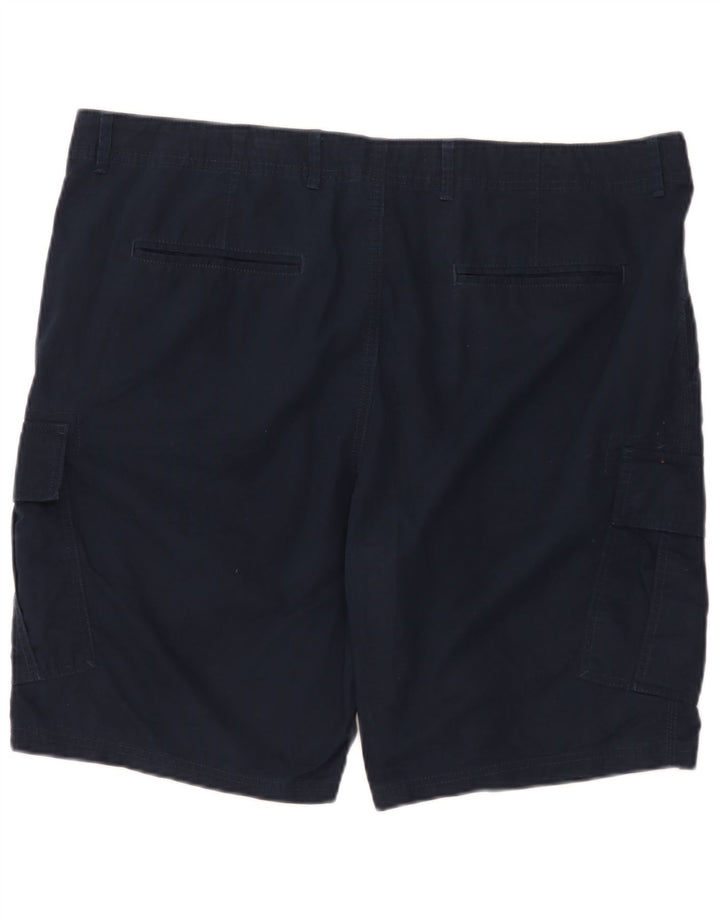 Marks & Spencer Męskie spodenki cargo W44 2XL Granatowe, bawełniane