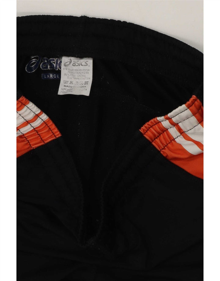 Damskie spodenki sportowe Asics Bermudy UK 14, duży czarny poliester z blokami kolorów