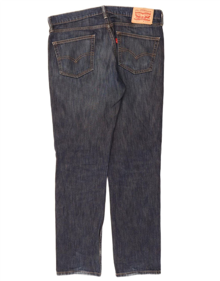 Męskie jeansy Levi's 511 Slim W34 L32 Granatowa bawełna