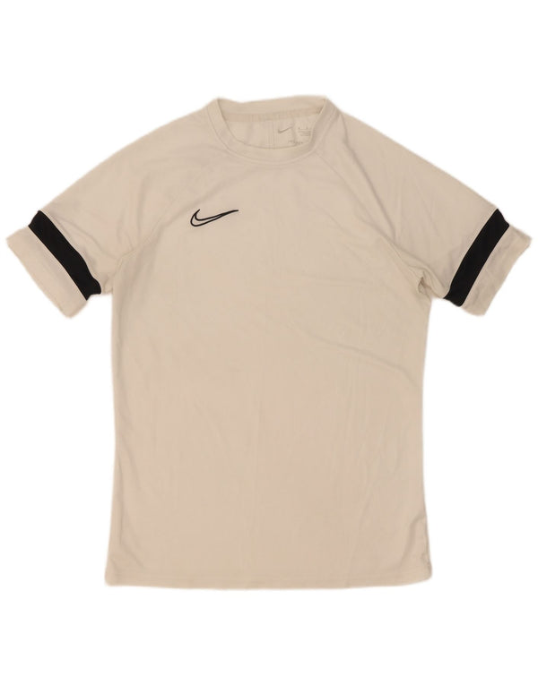 Męska koszulka Nike Dri Fit Top w kolorze średniej bieli