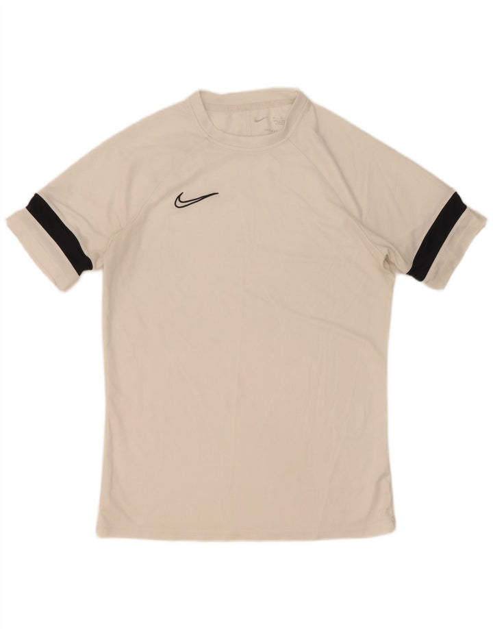 Męska koszulka Nike Dri Fit Top w kolorze średniej bieli