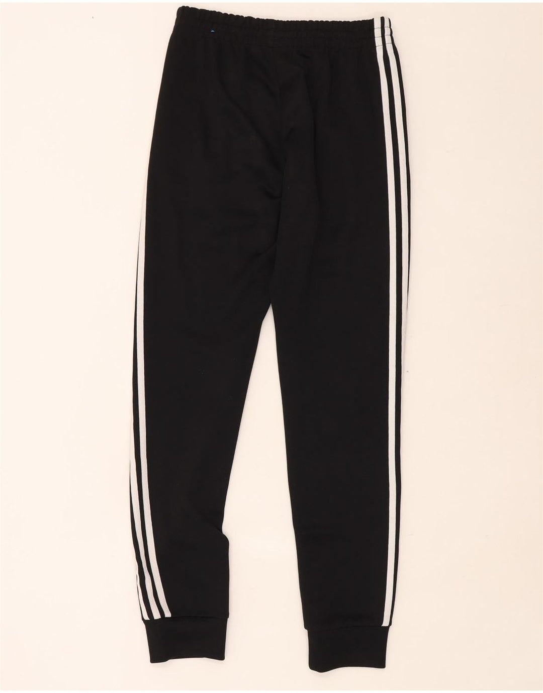 Męskie spodnie dresowe Adidas, małe, czarne, poliestrowe