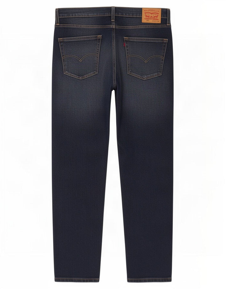 Męskie jeansy Levi's 502 Tapered W36 L32 Granatowa bawełna