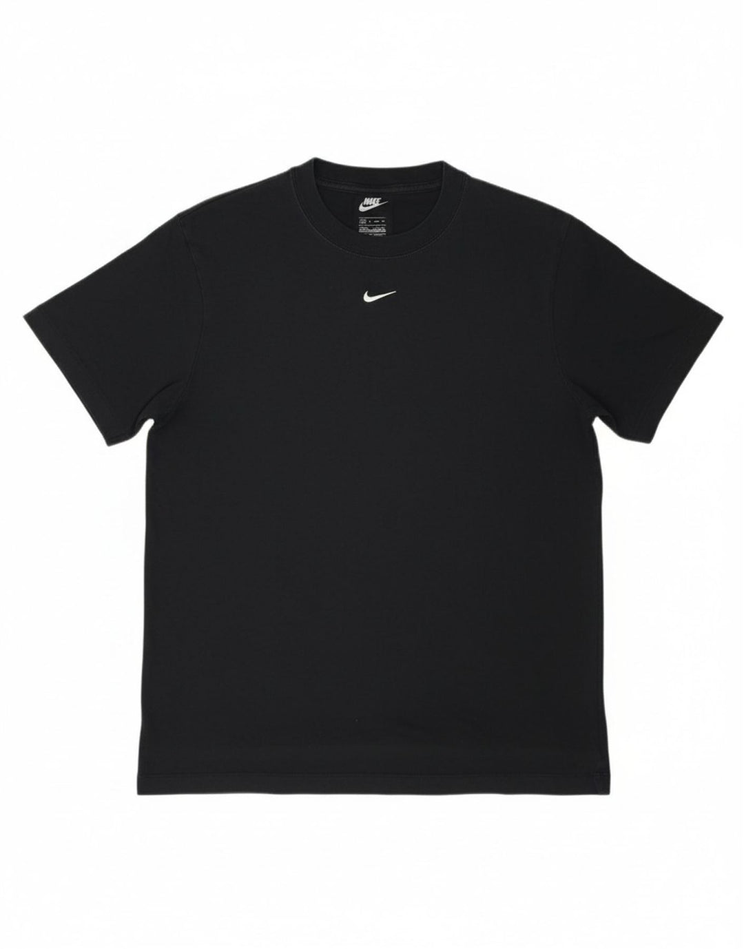 NIKE Mens T-Shirt Top XS Black Cotton